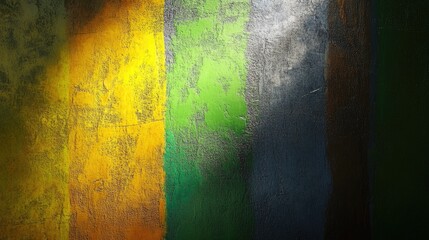 Grainy multicolor fade with noise distortion and soft blend of vivid tones