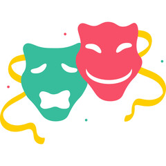 Comedy Mask Element 