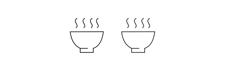 lunch or dinner. Colorful flat vector illustration isolated on white background