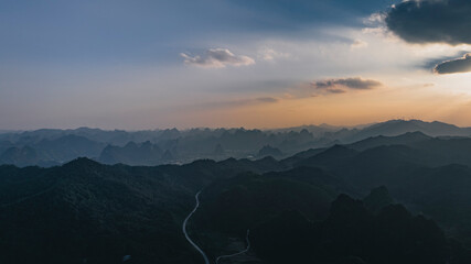 Stegosaurus mountain in CHINA © Gong