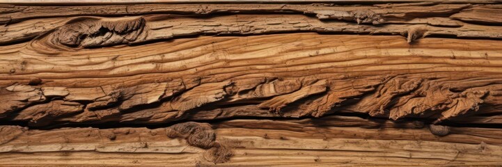 Close-up of aged, weathered wood grain showing deep texture and knots , photo, grunge, surface texture