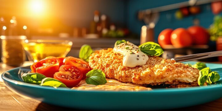 Chicken parm food banner