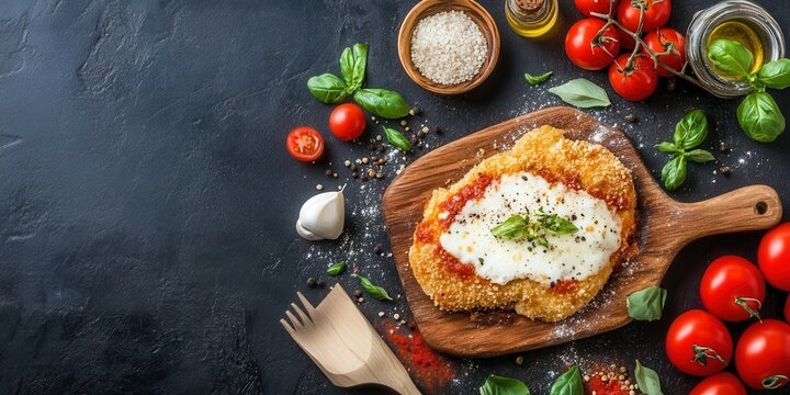 Chicken parm food banner