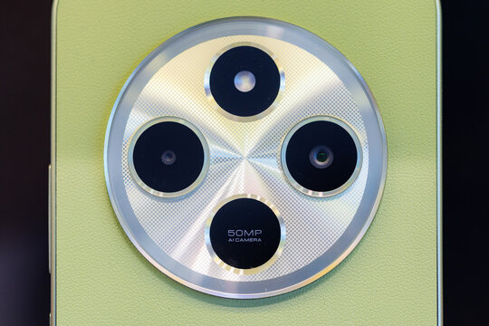 Closeuo of  50 MP AI Camera on phone