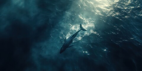 Mysterious underwater creature deep sea