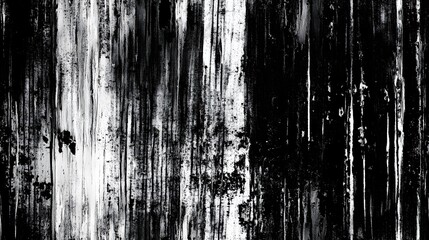 Abstract black and white vertical brushstrokes texture.