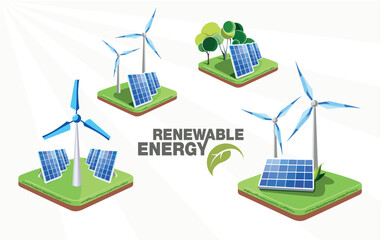 renewable energy earth sun, wind and water