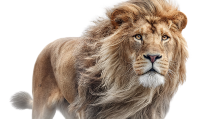 Majestic Male Lion Portrait Wildlife Photography African Animal Image