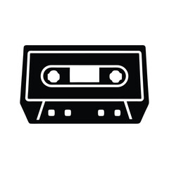 Obraz premium tape tool icon silhouette vector illustration