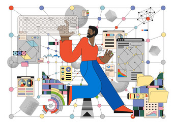 Data modeling, model development and deployment.