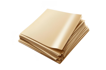 Stack of Paper Documents Representing Organization with Efficiency Theme