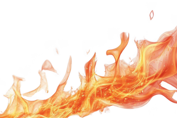 Vivid liquid, Create abstract orange waves with dynamic energy and movement.