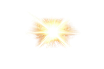 Fototapeta premium Radiant glow, emits light and energy, with soft light flares effect concept.
