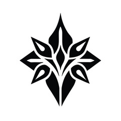 abstract graphic icon silhouette vector illustration