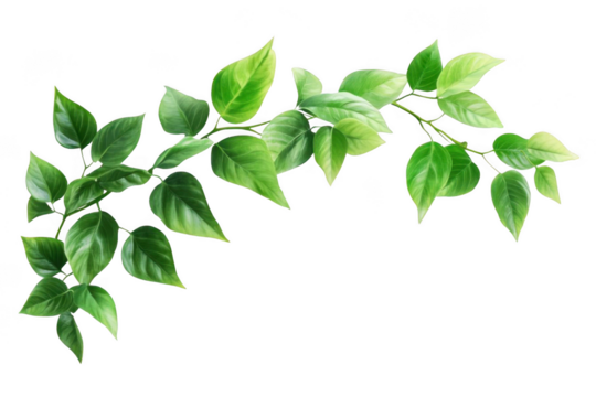 Green Leaves Frame on Black Backdrop Create Elegant, Fresh Design - Powered by Adobe