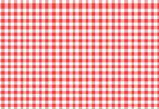 Classic red gingham check, seamless repeat Ideal for backgrounds and textiles, texture, print