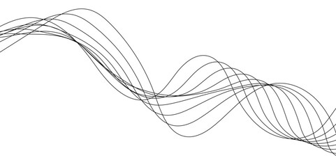 Abstract white background with a glowing abstract waves. Abstract wave element for design. Digital frequency track equalizer, Futuristic background design. Long exposure, Light painting photography.