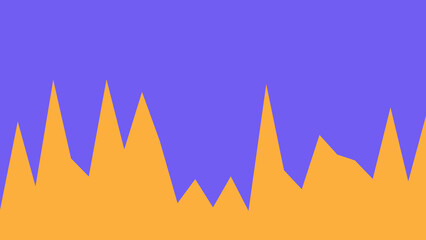 Abstract Orange and Purple Wave Pattern