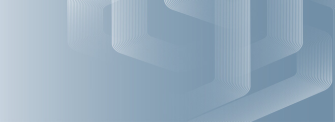Fototapeta premium Modern medical or health care scientific abstract background with hexagons. Geometric stripe line art design for poster, brochure, cover, banner, header, website, presentation template