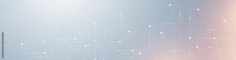 Poster Technology abstract background with circuit board texture. Creative idea AI banner. Internet technology. Tech concept for poster, header, web banner, website, presentation.