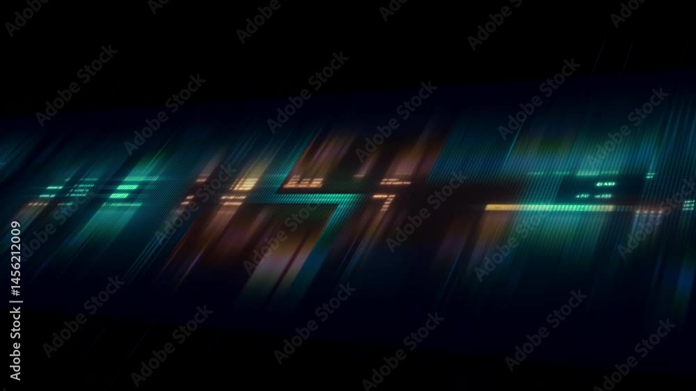 Poster this 4k digital background features a dynamic grid with smooth movement, vibrant color, and modern b