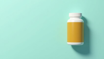 Tongkat Ali. Estrogen spray NMN supplement Vaginal probiotic Adhd Gut Perimenopause Wholier Capsule Epycure The Nue Co. White pill bottle with yellow label on mint background, h