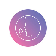 VoiceMate vector icons stock illustration