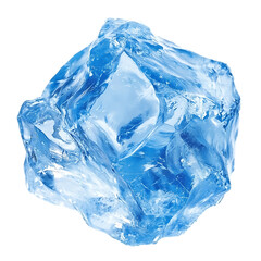 Obraz premium Clear blue ice fragmen