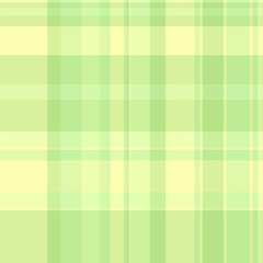 Harvest tartan fabric pattern, event plaid check textile. Horizontal vector background seamless texture in green and lime colors.