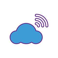 Cloud Voice vector icons stock illustration