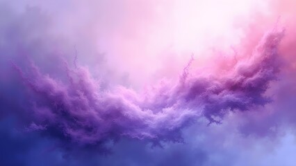 Fototapeta premium Abstract Clouds of Smoke: Pink, Purple, and Blue Gradient Background, Artistic Texture