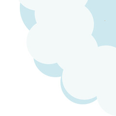 Cloud Corner Shape Minimalist