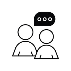 Talk Sphere vector icons stock illustration