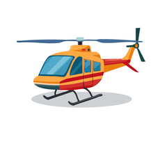 rescue helicopter vector illustration graphic clip art icon design