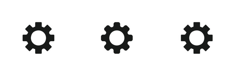 settings gearwheel mechanic wheel configuration vector