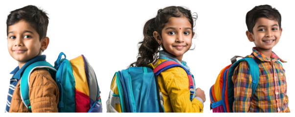 PNG smiling Indian student boy, transparent background, transparent background