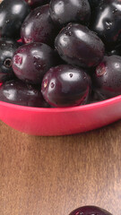 Jambul or Jamun (Syzygium cumini) isolated on white background 