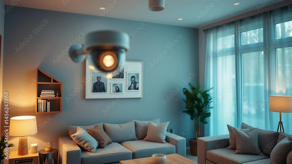 Poster automating iot technology in a smart home for enhanced convenience and efficiency concept iot automa
