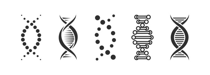 Set Chromosome laboratory research concept