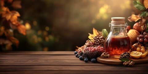 Maple syrup food banner