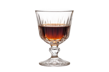 Warm & Cozy Mulled Wine: Aromatic Winter Drink in a Glass, Perfect for Festive Seasons and Holiday on transparent background