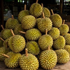 durian at the market