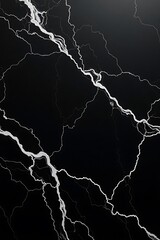 New Striking Black Marble with White Veins lightning in the night