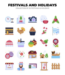 Collection of 25 Diverse Festivals and Holidays Around the World