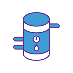 Thermal Energy Storage vector icons stock illustration