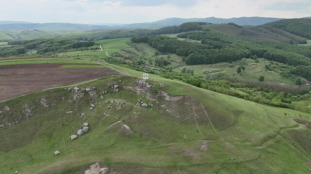 The Cinerites of Nutasca - Ruseni (natural monument) is a protected natural area of ​​national interest corresponding to IUCN category III located in southwestern Moldova, Cleja, Bacau, Romania