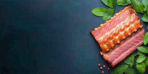 Pork ribs banner