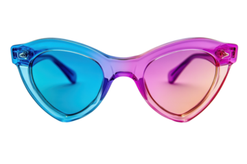Funky Plastic Party Sunglasses: Fun, Festive, and Ready for a Celebration! cool event happy summer on transparent background
