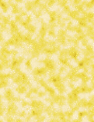 Bright yellow abstract background with soft grainy texture and subtle speckled effect. Warm cheerful surface ideal for summer designs, packaging, wallpapers, and creative backdrops.