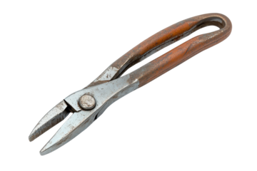 Powerful Grip: Professional Pressure Pliers Close-Up, Industrial Tool, Metalwork, Mechanic's Tool, on transparent background